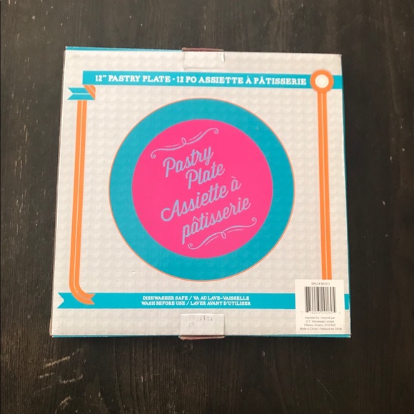 New In Box Pastry Plate - Picture 4 of 4